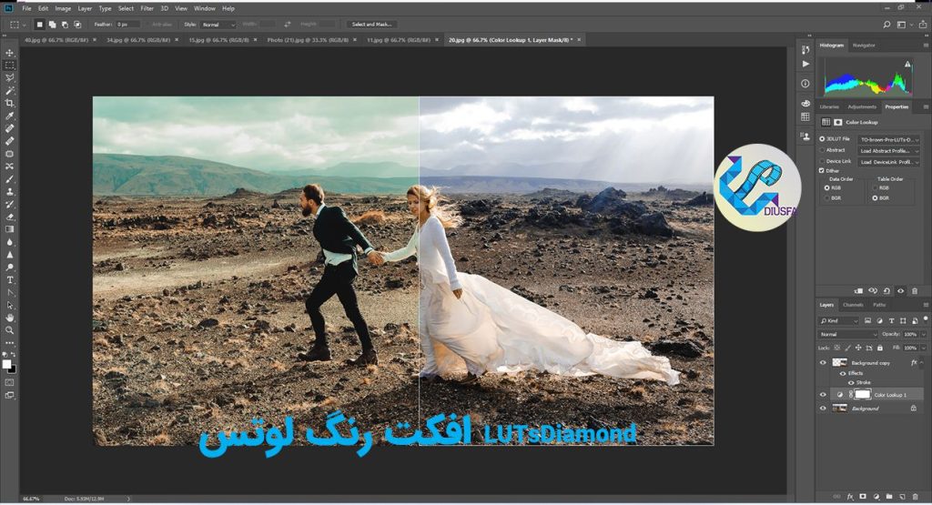 مجموعه رنگ لاتس - افکت آماده رنگ ویدیو کلیپ و تدوین