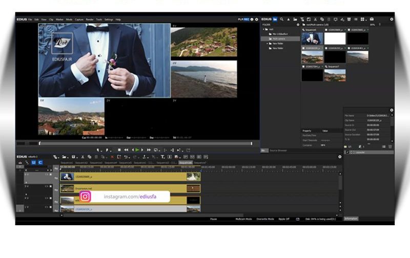 آموزش قابلیت ویرایش چندین دوربین-Multicam