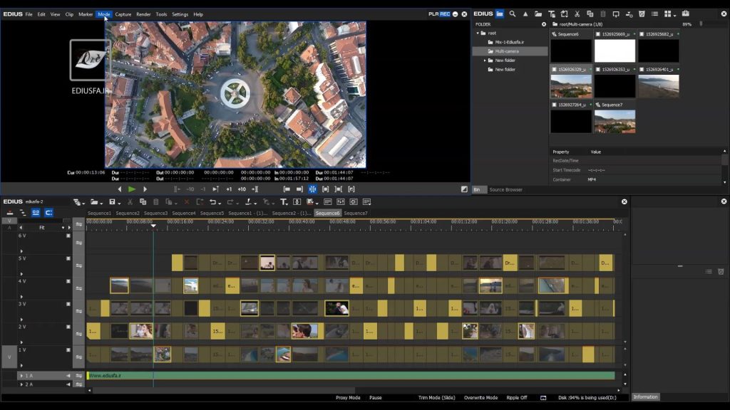آموزش قابلیت ویرایش چندین دوربین-Multicam