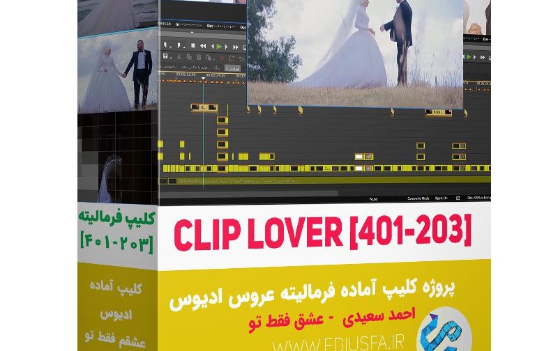 کلیپ ادیوس فرمالیته عروسی - احمد سعیدی عشق فقط تو - کد 203