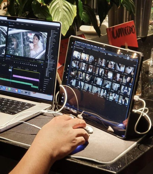 تدوین همزمان با فیلم‌برداری عروسی