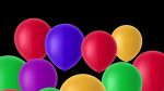 فوتیج بادکنک های رنگی - 6 عدد فوتیج موشن گرافیک بادکنک - Image 2