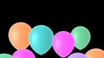 فوتیج بادکنک های رنگی - 6 عدد فوتیج موشن گرافیک بادکنک - Image 3