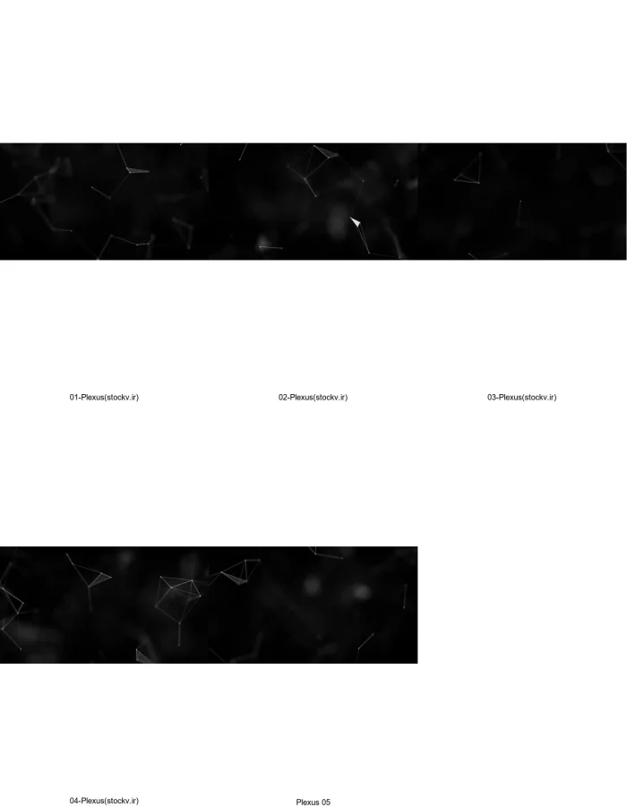 ویدیو بکگراند هندسی پلکسوس – مجموعه 5 عددی اشکال هندسی - Image 2